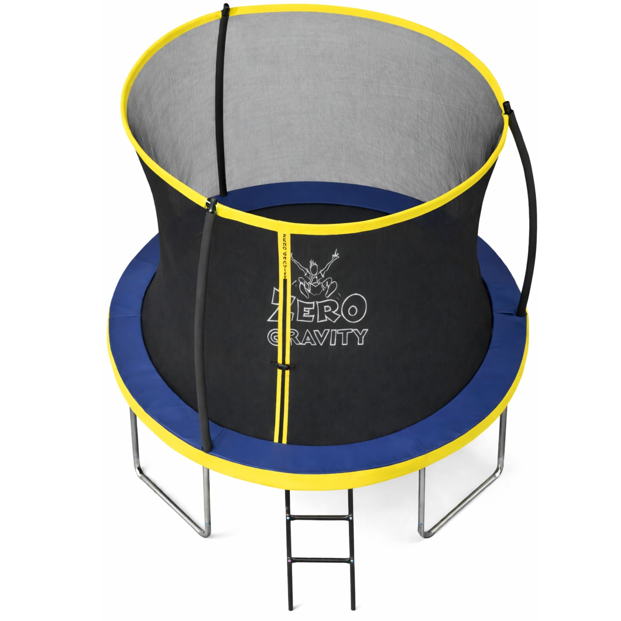 Zero Gravity Trampolin Ø 244 cm inkl. Leiter & Bodenanker - Nutzer bis 75kg