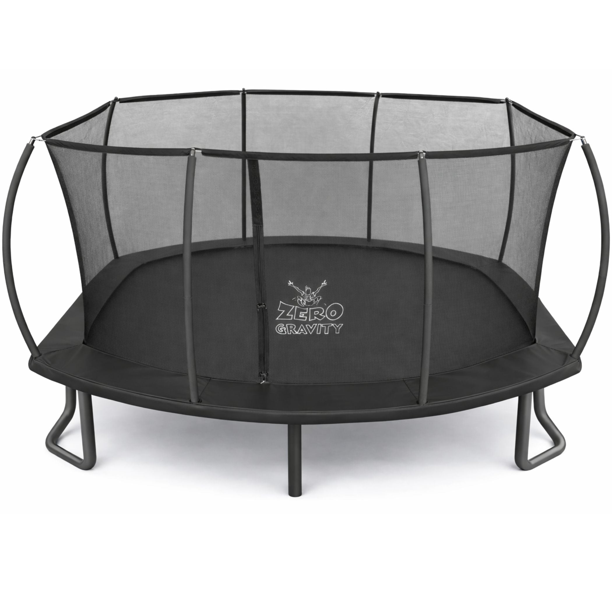 Zero Gravity Trampolin 457x305cm inkl. Leiter & Bodenanker - Nutzer bis 130kg