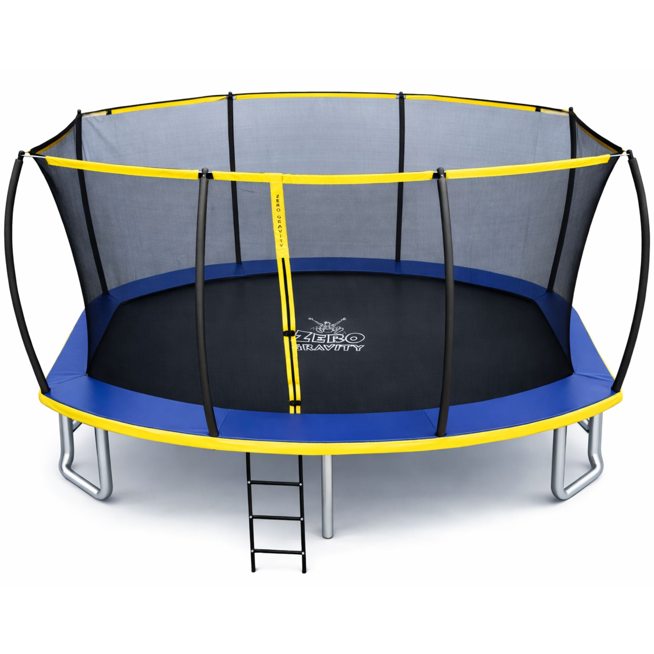 Zero Gravity Trampolin 457x305cm inkl. Leiter & Bodenanker - Nutzer bis 130kg
