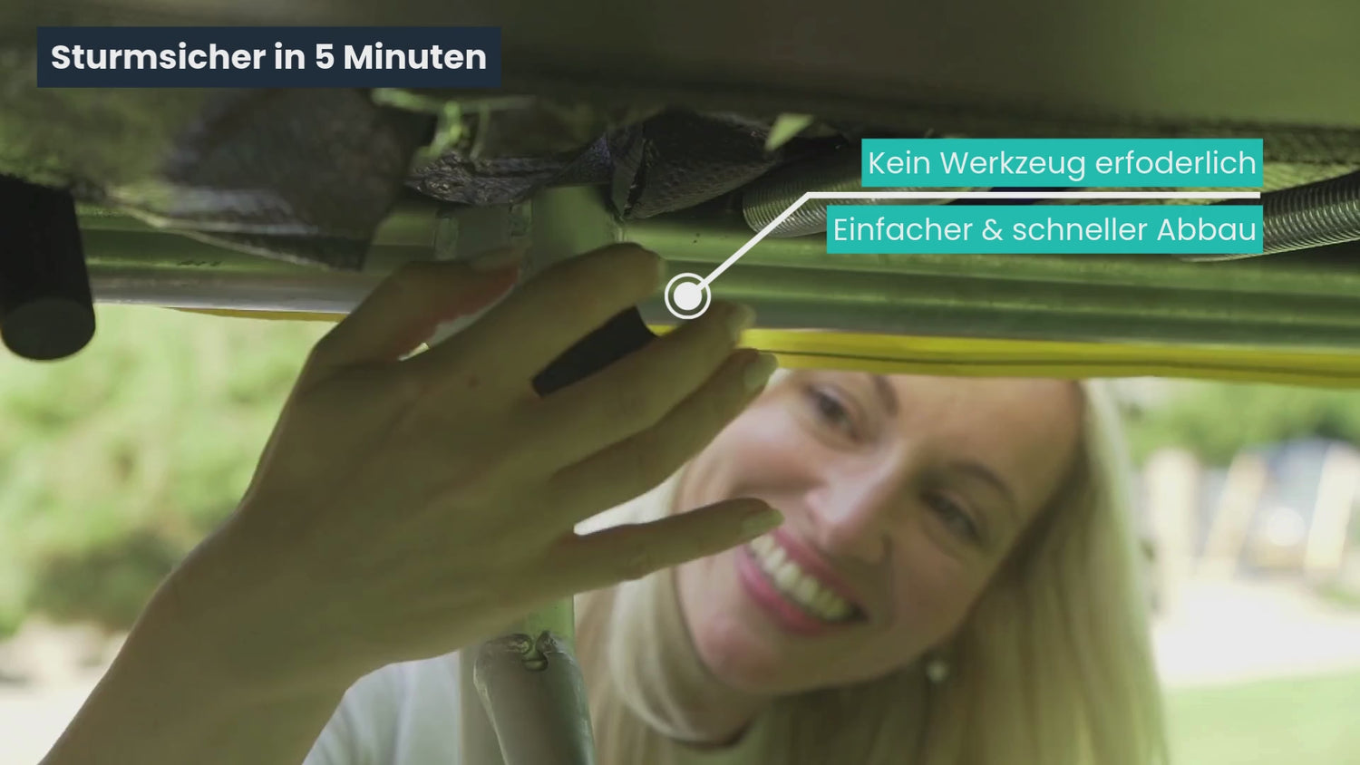 Zero Gravity Trampolin 457x305cm inkl. Leiter & Bodenanker - Nutzer bis 130kg