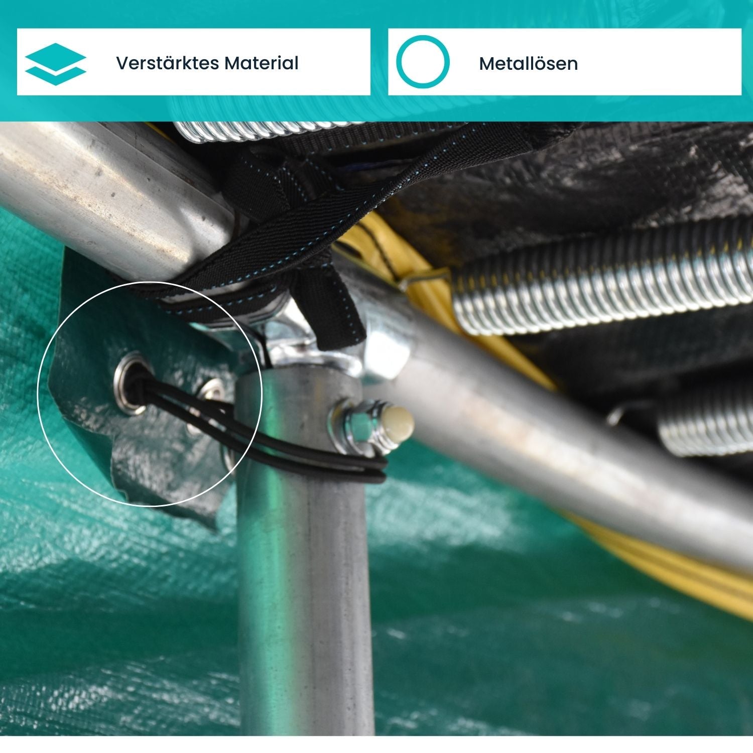 Ovale Trampolinabdeckung 305x213cm für alle Ultima 5