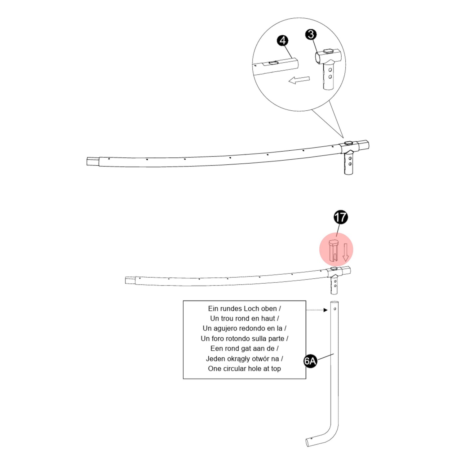 Rahmensicherungsstift (Teilenr. 17)