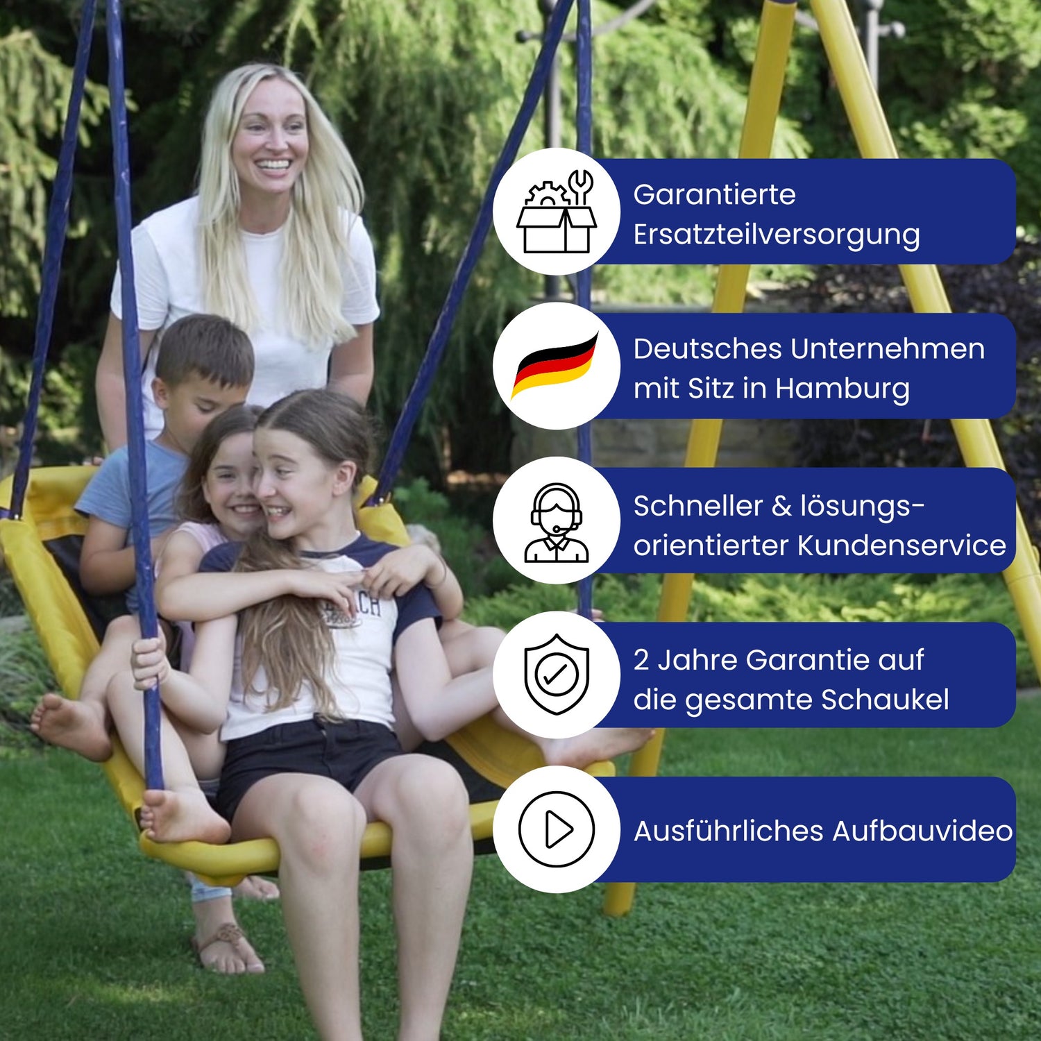 Magic Carpet Schaukel für 2 Kinder, Max. Belastungsgewicht 90kg