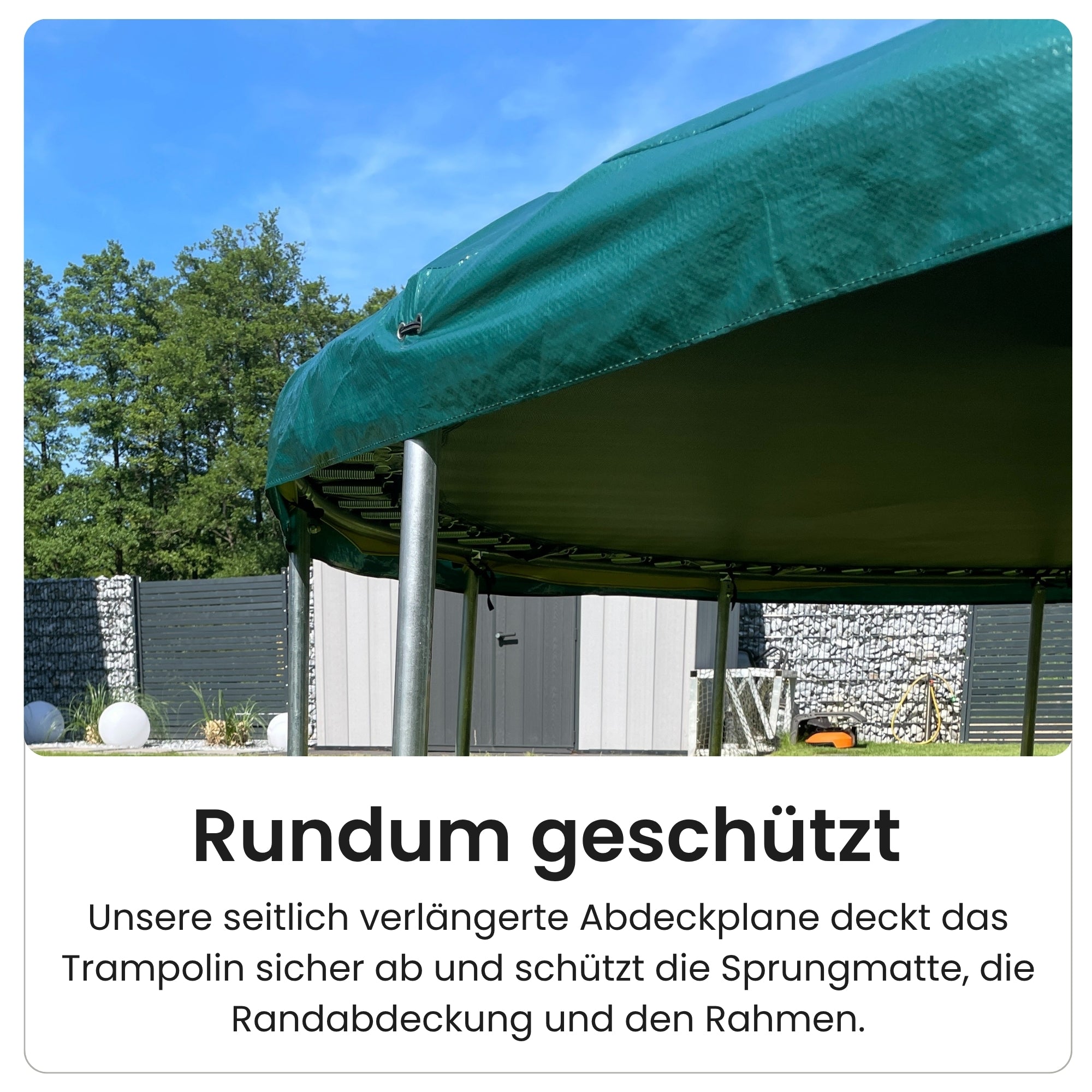 Ovale Trampolinabdeckung 305x213cm für alle Ultima 5