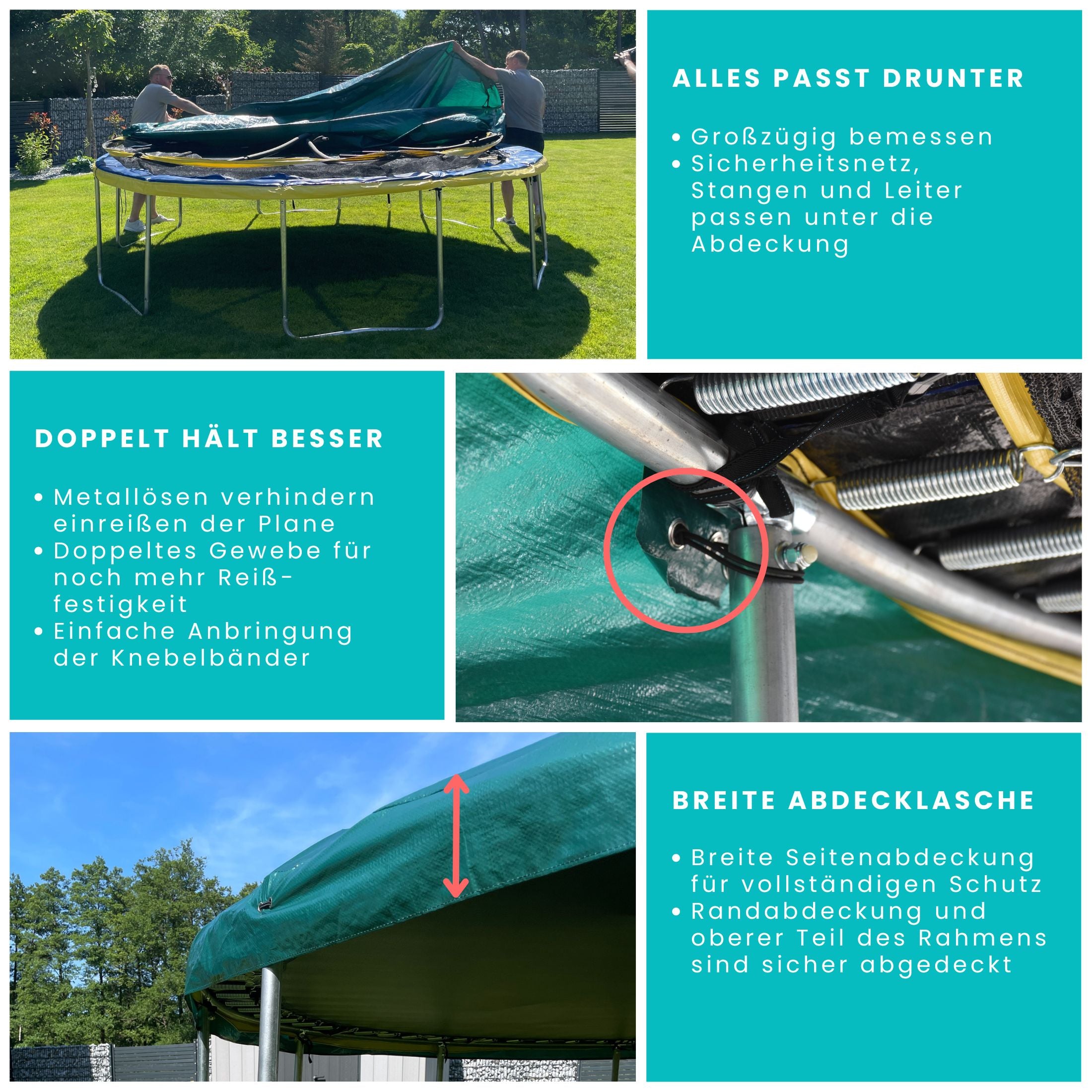 Runde Trampolinabdeckung Ø 183 cm für alle Ultima 4