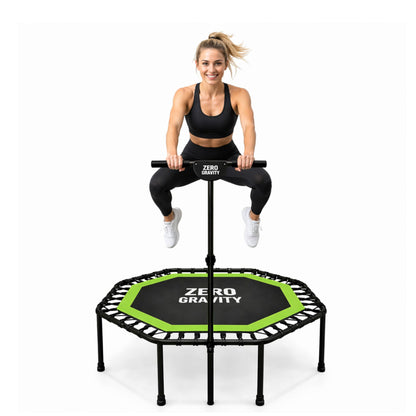 Zero Gravity Fitness Trampolin grün - Nutzer bis 130kg