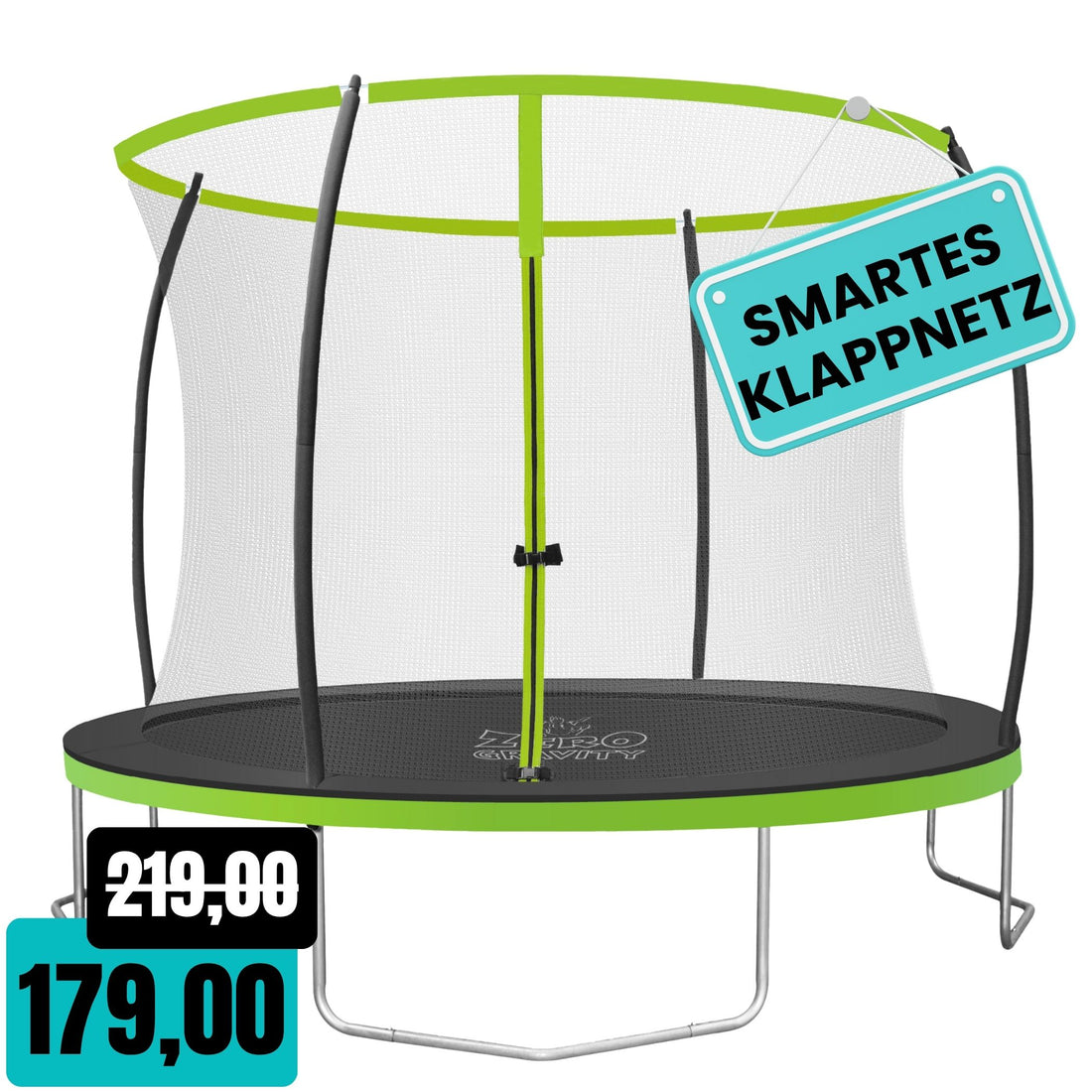 Zero Gravity Trampolin Ø 305 cm - Nutzer bis 100kg