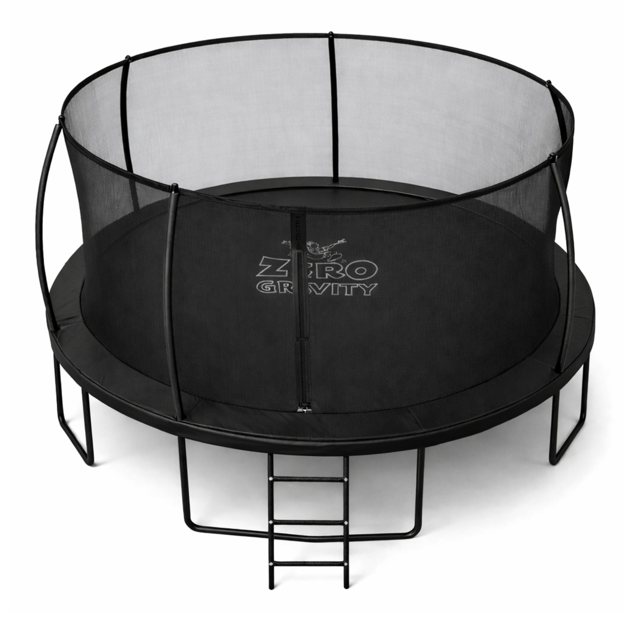 Zero Gravity Trampolin Ø 366 cm inkl. Leiter &amp; Bodenanker - Nutzer bis 150kg
