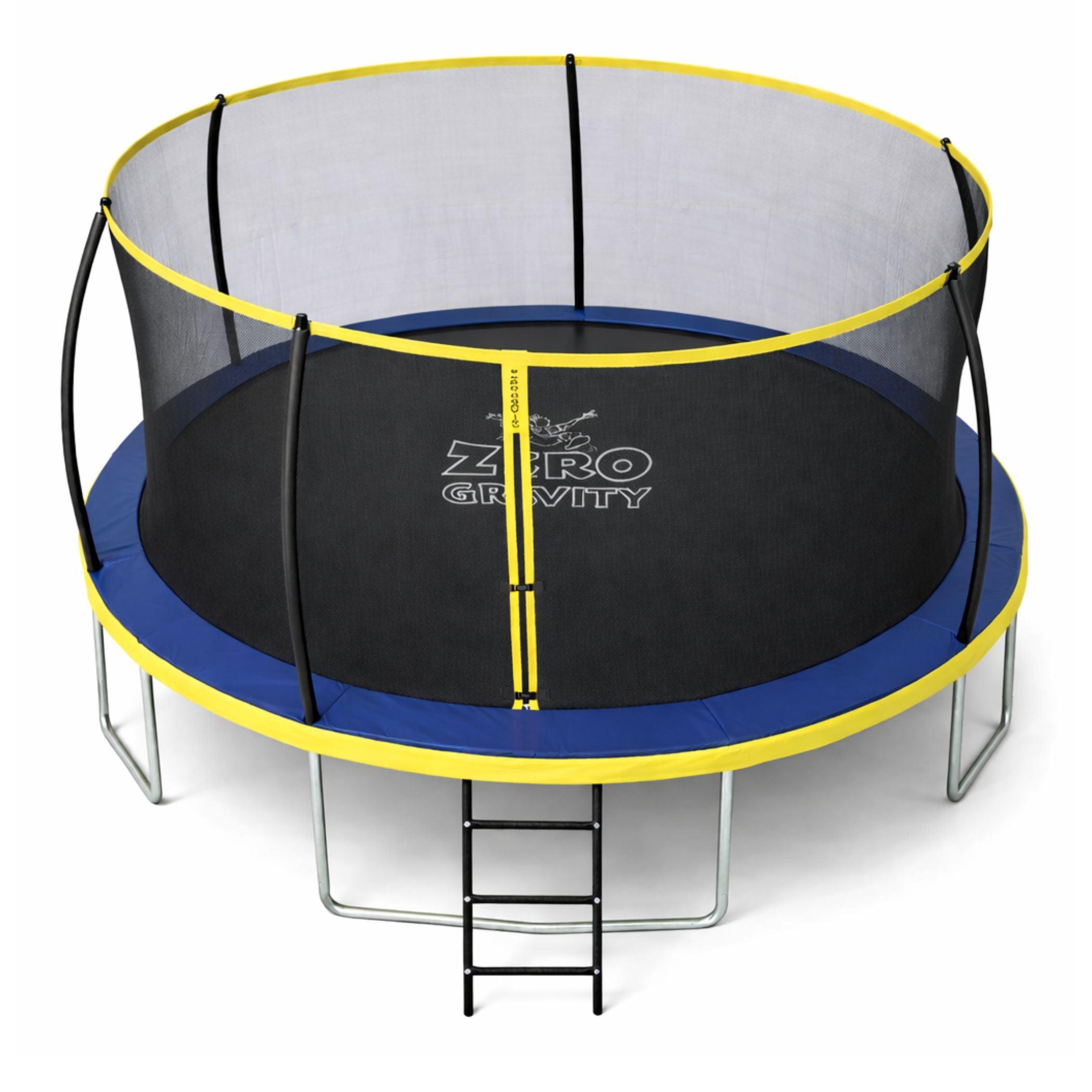 Zero Gravity Trampolin Ø 366 cm inkl. Leiter &amp; Bodenanker - Nutzer bis 150kg