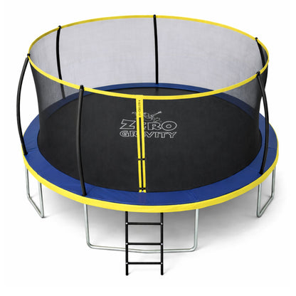 Zero Gravity Trampolin Ø 366 cm inkl. Leiter &amp; Bodenanker - Nutzer bis 150kg