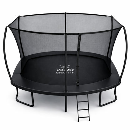 Zero Gravity Trampolin 305x213cm inkl. Leiter &amp; Bodenanker - Nutzer bis 100kg