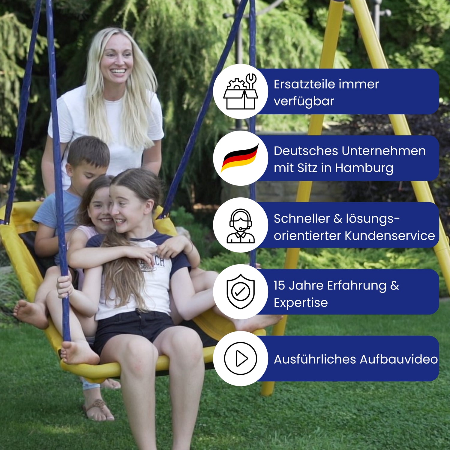 Magic Carpet Schaukel für 2 Kinder, Max. Belastungsgewicht 90kg