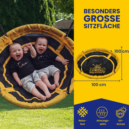 UFO Schaukel für 2 Kinder, Max. Belastungsgewicht 90kg