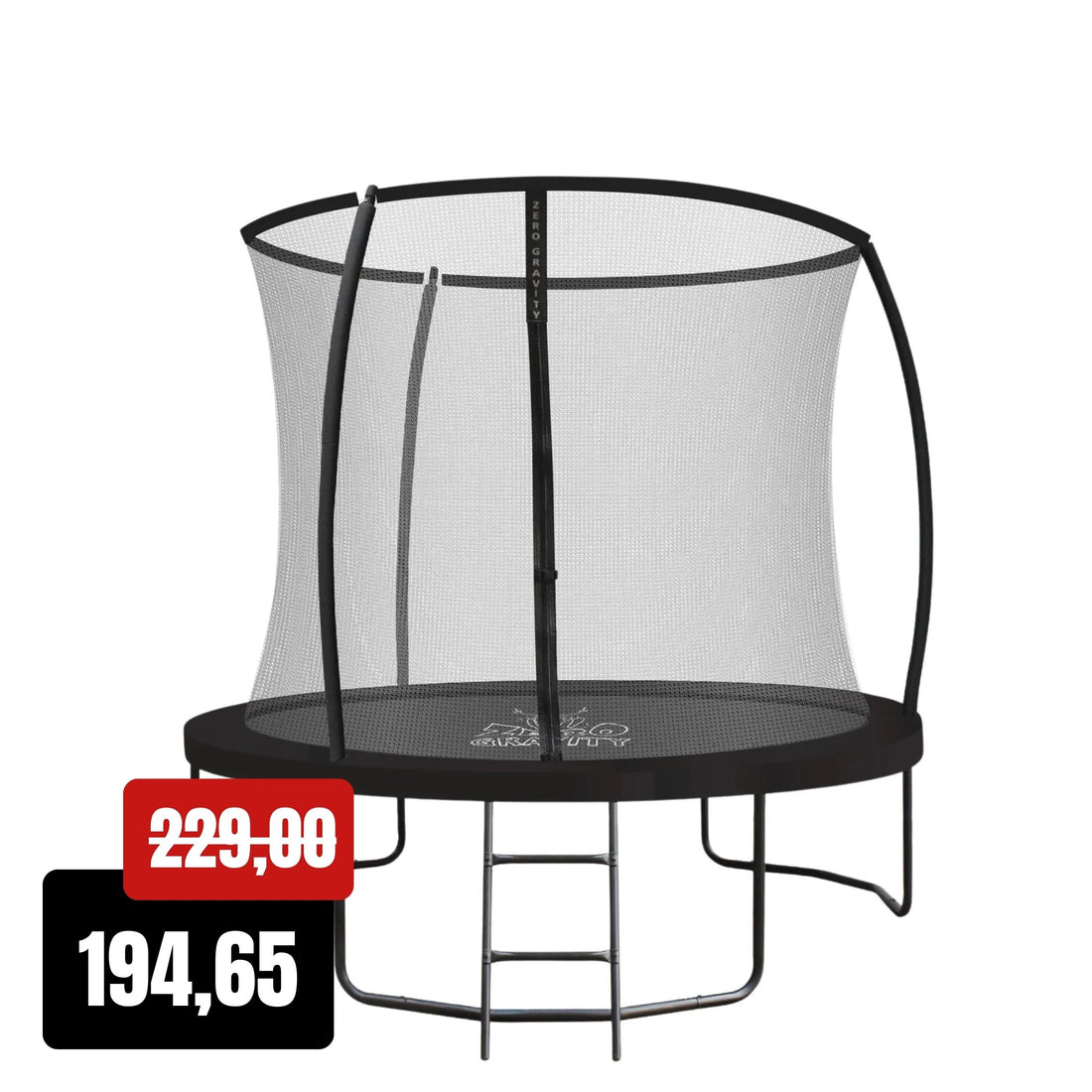 Zero Gravity Trampolin Ø 244 cm inkl. Leiter - Nutzer bis 75kg