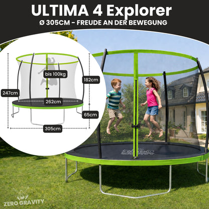 Zero Gravity Trampolin Ø 305 cm - Nutzer bis 100kg