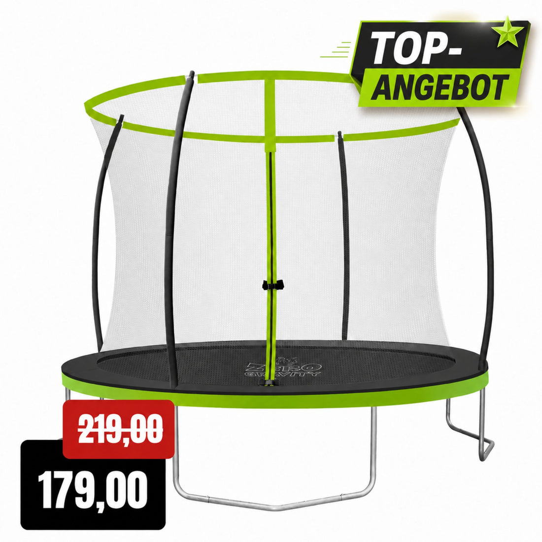 Zero Gravity Trampolin Ø 305 cm - Nutzer bis 100kg