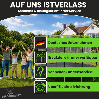 Zero Gravity Trampolin Ø 305 cm - Nutzer bis 100kg