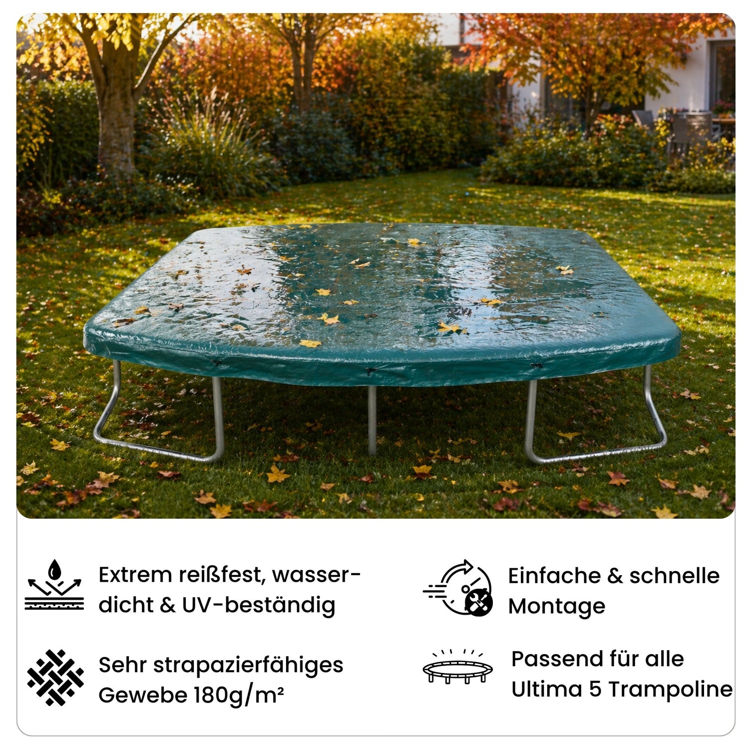 Trampolin Abdeckung 457x305cm, oval