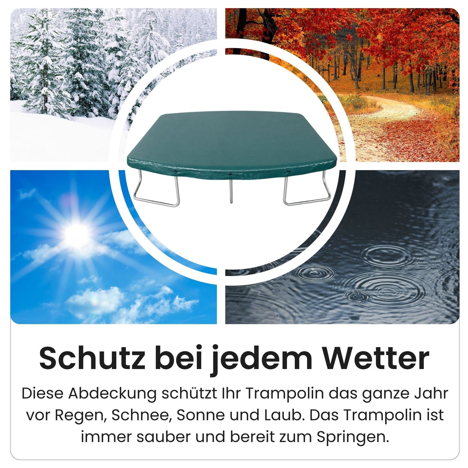 Trampolin Abdeckung 457x305cm, oval