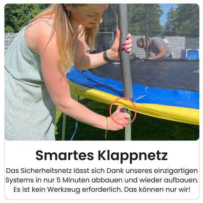 Zero Gravity Trampolin Ø 183 cm inkl. Leiter - Nutzer bis 50kg