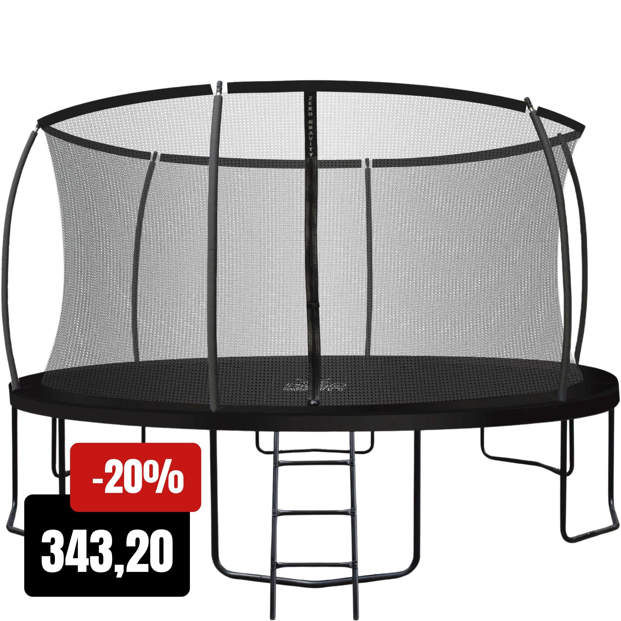 Zero Gravity Trampolin Ø 427 cm inkl. Leiter - Nutzer bis 150kg