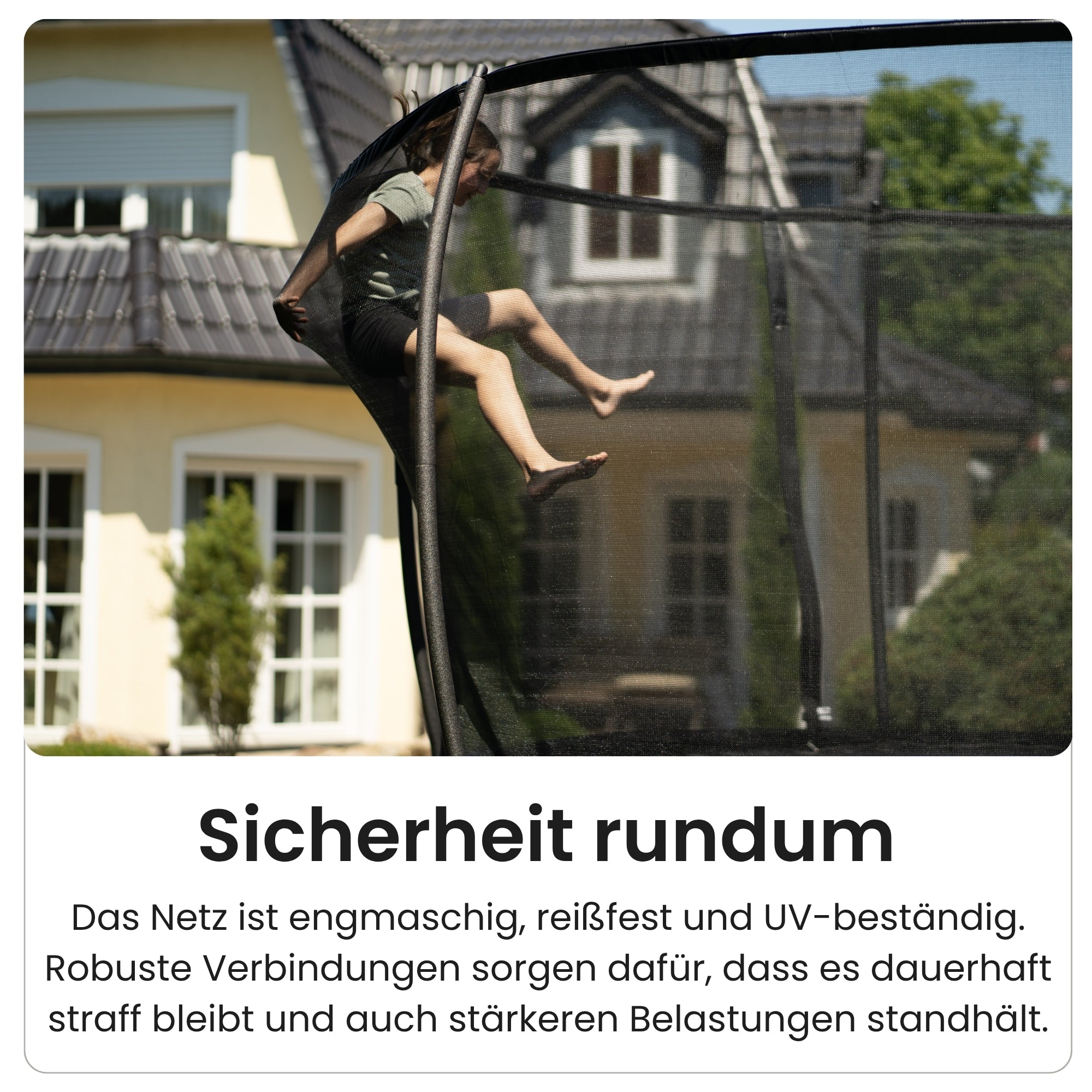 Zero Gravity Trampolin 457x305cm inkl. Leiter &amp; Bodenanker - Nutzer bis 130kg