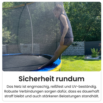 Zero Gravity Trampolin  Ø 244 cm inkl. Leiter &amp; Bodenanker-Set - Nutzer bis 75kg