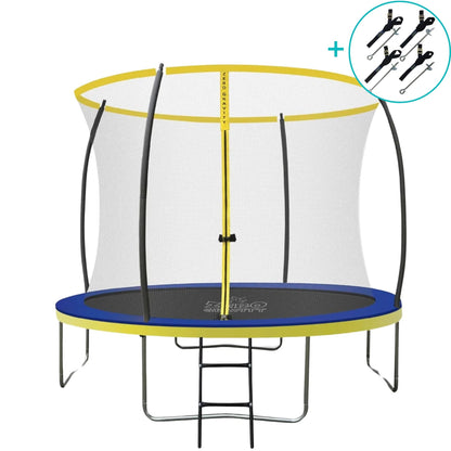 Zero Gravity Trampolin Ø 305 cm inkl. Leiter &amp; Bodenanker - Nutzer bis 120kg - Ultima 4